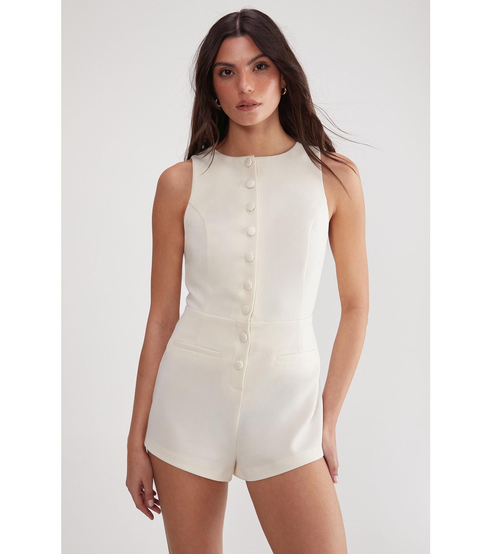 Nasty Gal Women's Essentials Sleeveless Tailored Jumpsuit