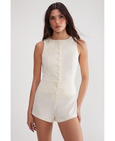 Nasty Gal Women's Essentials Sleeveless Tailored Jumpsuit