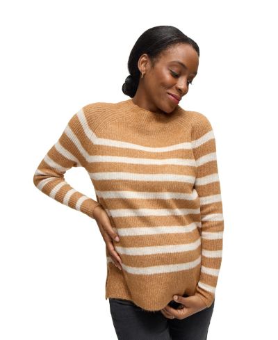 Свитер Ingrid + Isabel Maternity Mock Neck Striped