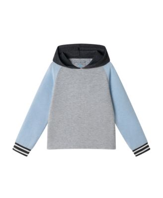 Andy & Evan Big Boys Toddler/Child Lt Blue Raglan Hooded Tee