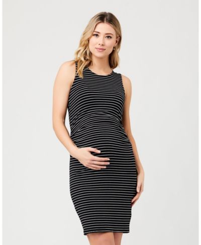 Женское платье для беременных Ripe Maternity Mia Sleeveless Nursing - Black and Flint