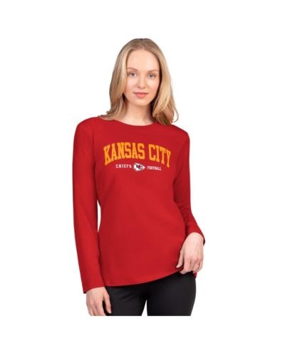 G-III 4Her by Carl Banks Женская футболка с длинным рукавом Kansas City Chiefs red