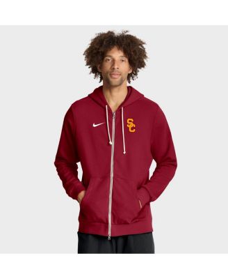 Мужское худи Nike Cardinal USC Trojans 2025 Sideline Standard Issue Dri-FIT Full-Zip