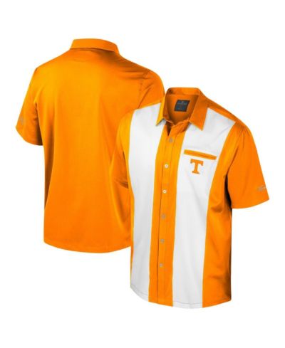 Мужская рубашка Colosseum Tennessee Volunteers Strike Bowling Button-Up, оранжевая