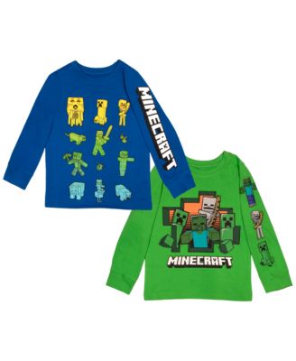 MINECRAFT Футболка Long Sleeve 2 шт. для мальчиков