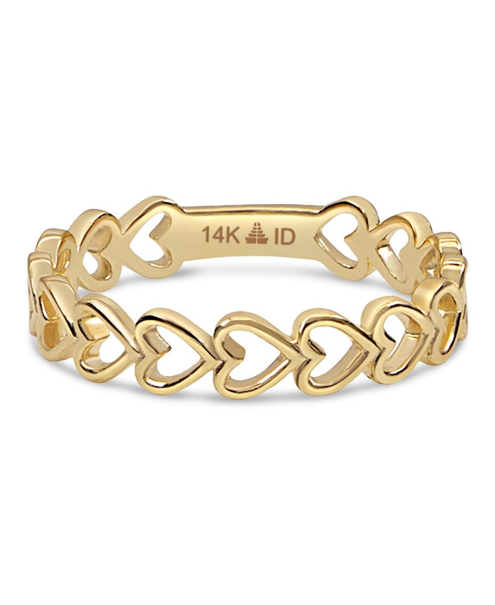 DEVATA кольцо Sweet Heart из золота 14K