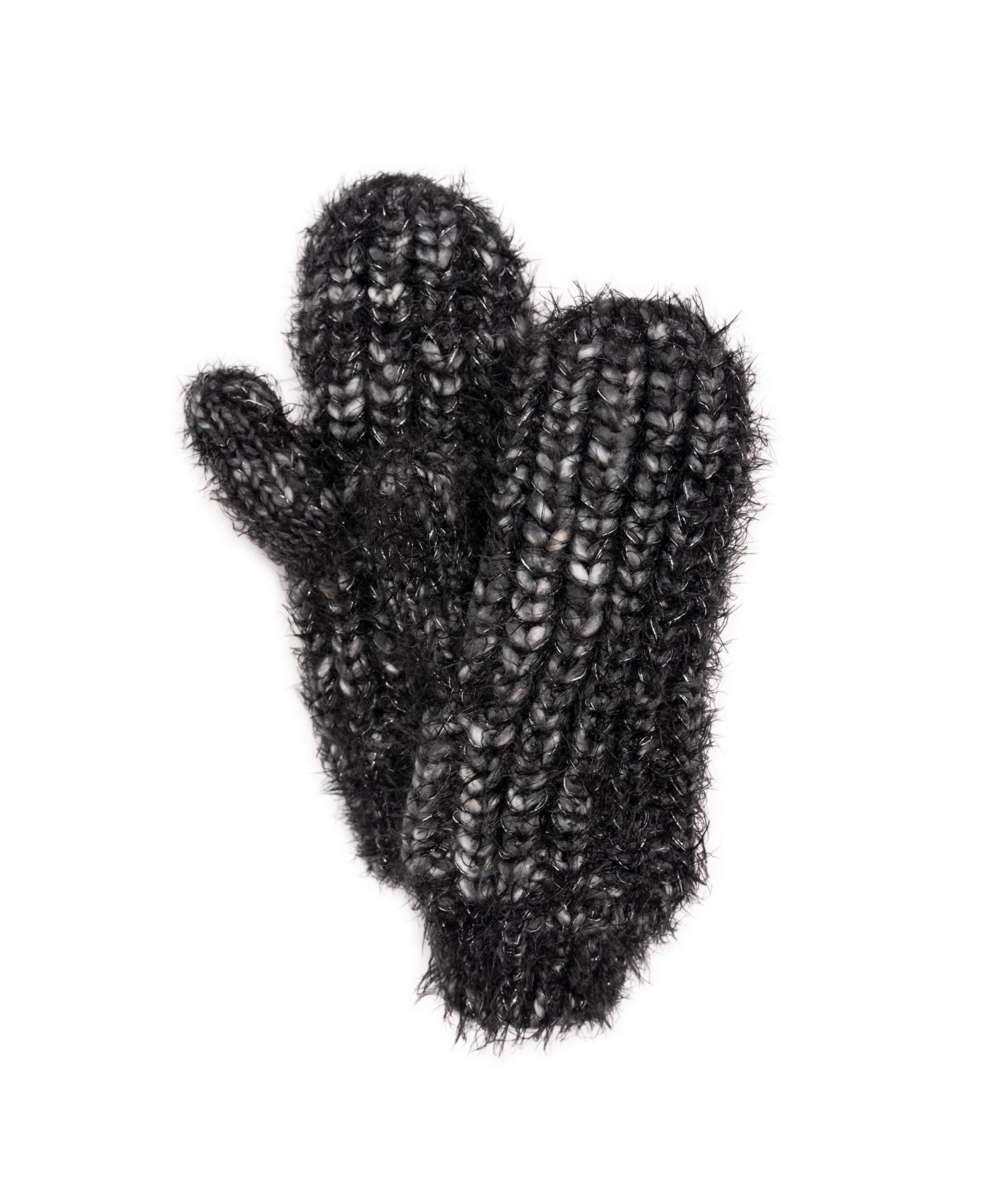 MUK LUKS Women's Chunky Space Dye Eyelash Mitten