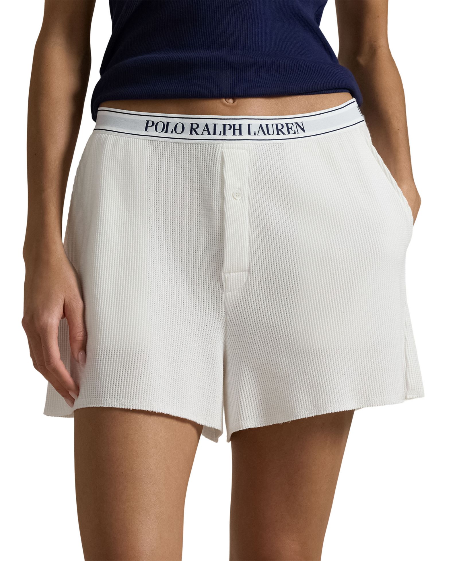 Polo Ralph Lauren Women's Waffle Pull-On Boxer Shorts