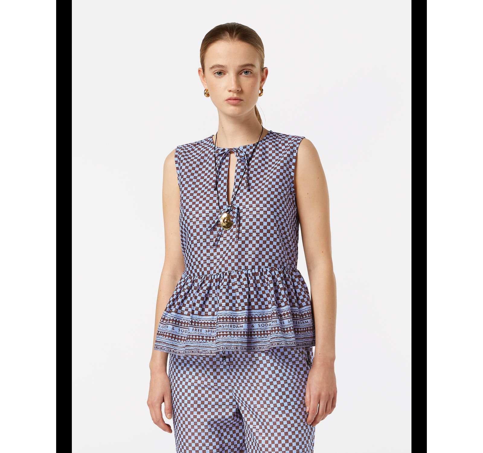 SCOTCH & SODA Women's Bow Details Top