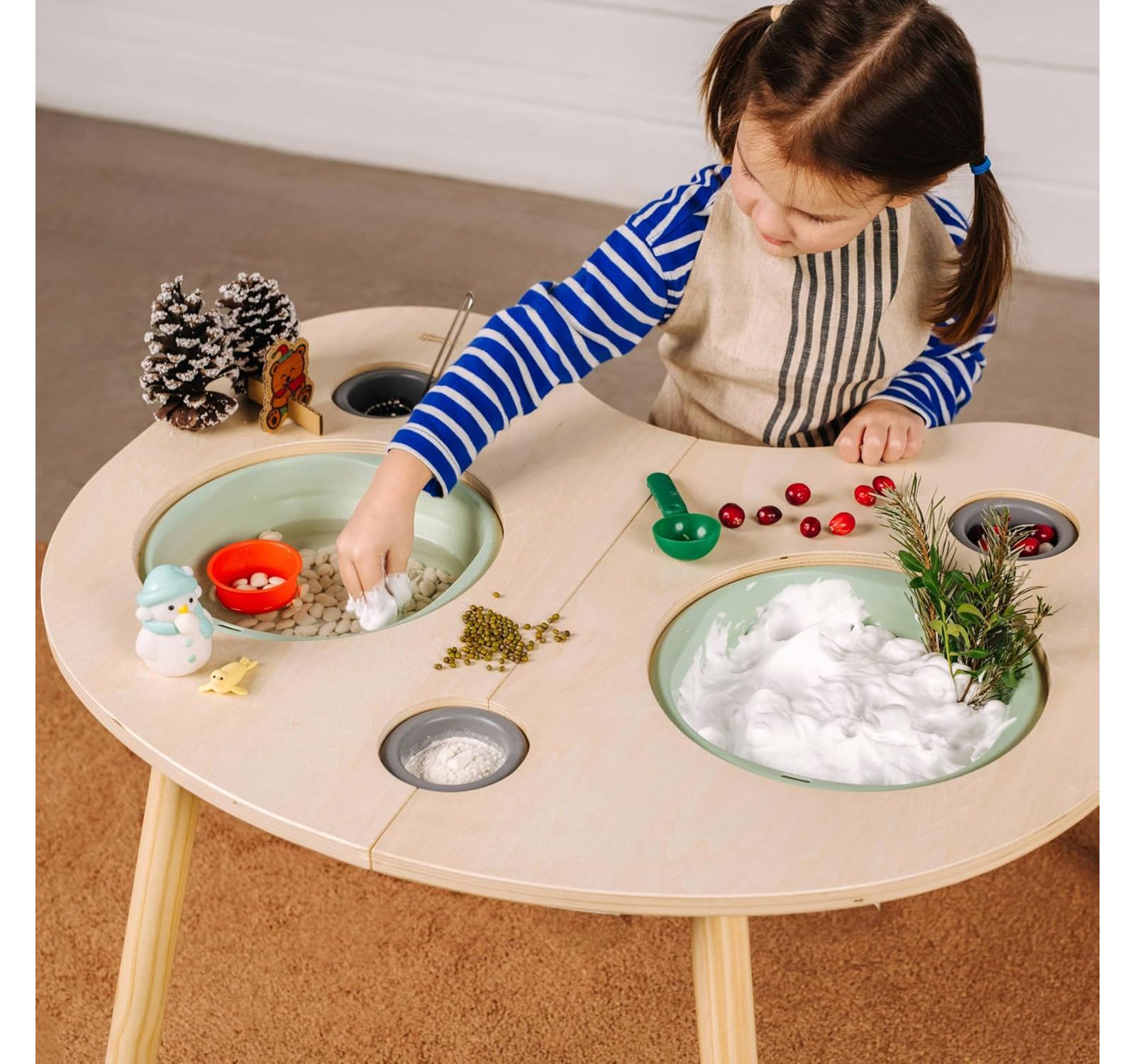 Детский игровой стол ComfyBumpy Montessori для сенсорных игр и обучения