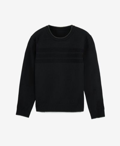 Мужской джемпер RAW X Moto Ribbing Detail Crew Neck
