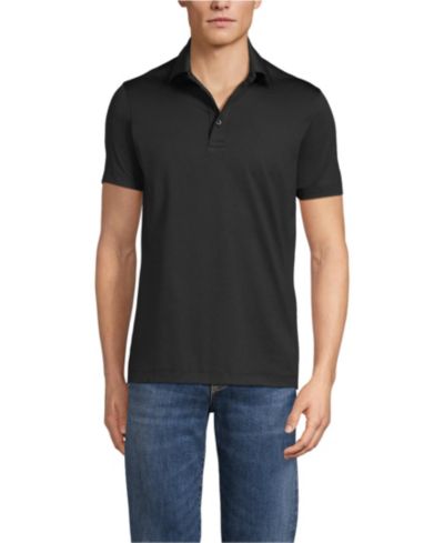 Lands' End Мужское поло для школы Rapid Dry с коротким рукавом Modern Fit