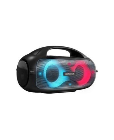 RadioShack беспроводная портативная колонка с подсветкой и кабелем Type C 60W Black and Gray