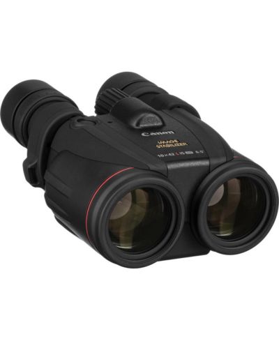 Canon 10x42 L IS Porro Prism Binocular, 6.5 Degree Angle of View, Black