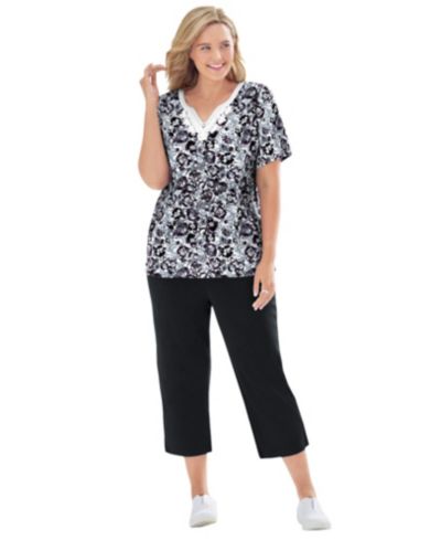 Женский комплект из 2 предметов Woman Within Tunic and Capri