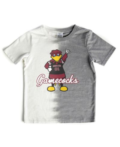 Gameday Couture Big Girls Gray South Carolina Gamecocks Pacesetter T-Shirt