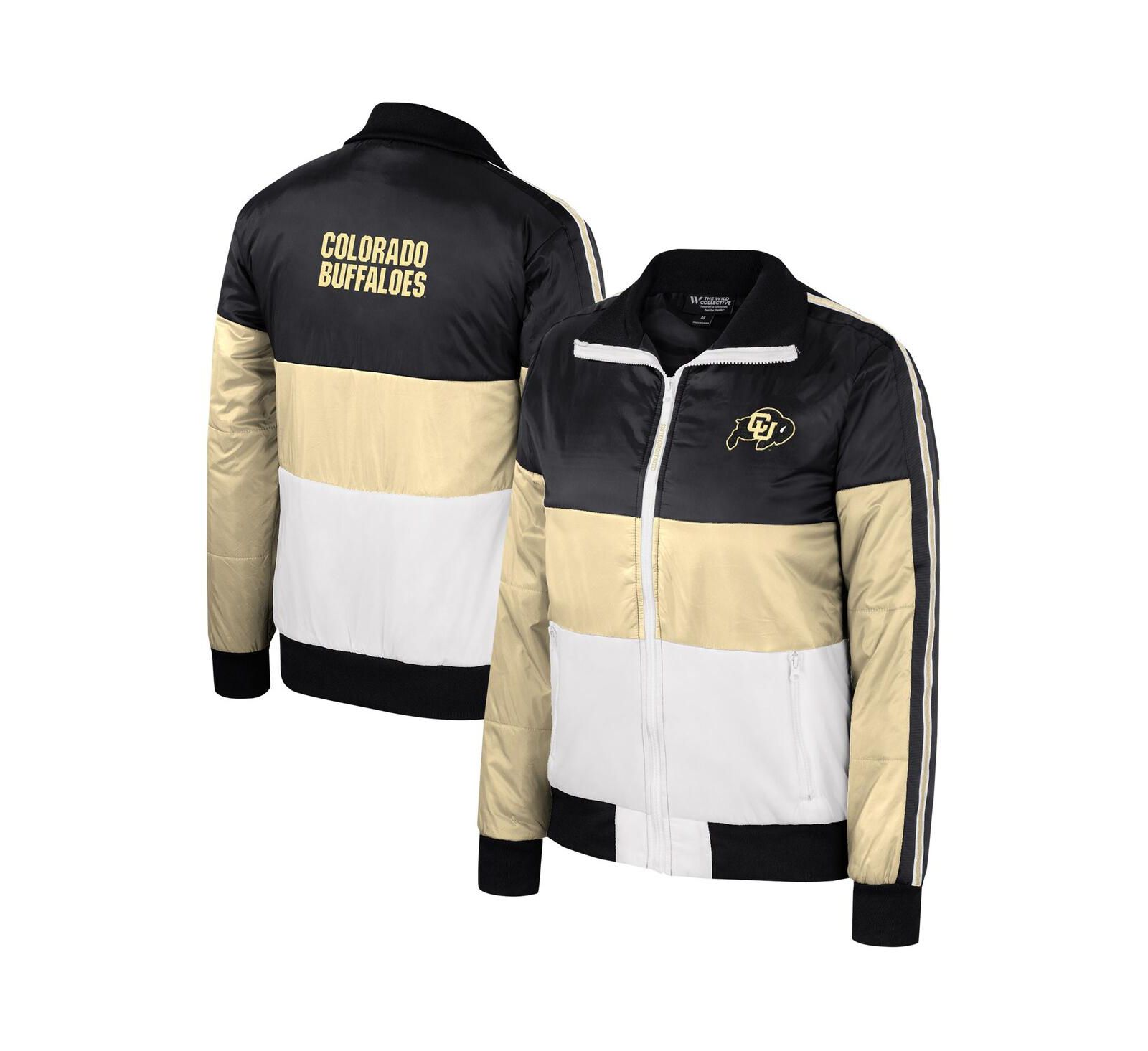 Женская пуховая куртка с полной молнией The Wild Collective Gold Colorado Buffaloes Color Block