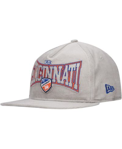Мужская кепка New Era Gray FC Cincinnati Corduroy Golfer