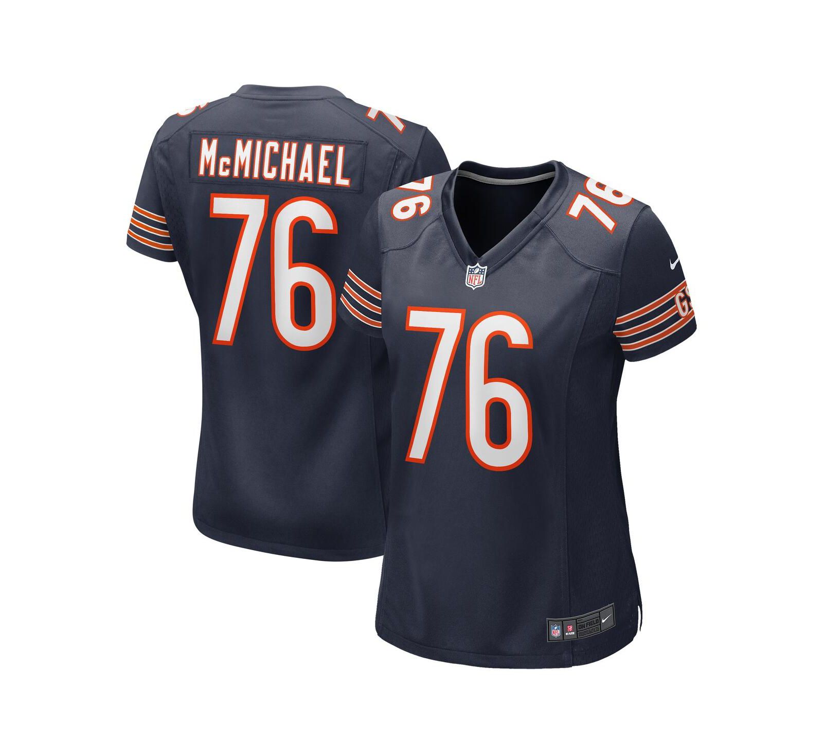 Nike Women's Steve McMichael Navy Chicago Bears Retired Player Game Jersey