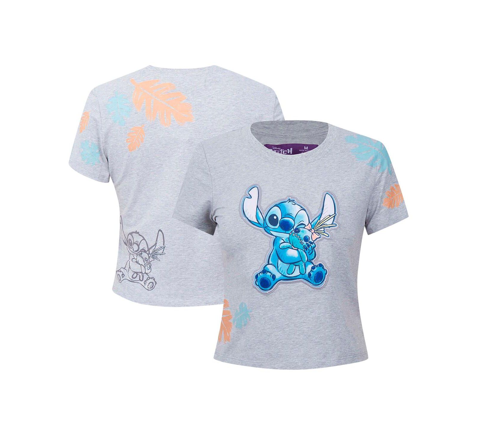 Женская футболка Freeze Max Heather Gray Lilo and Stitch Baby Doll