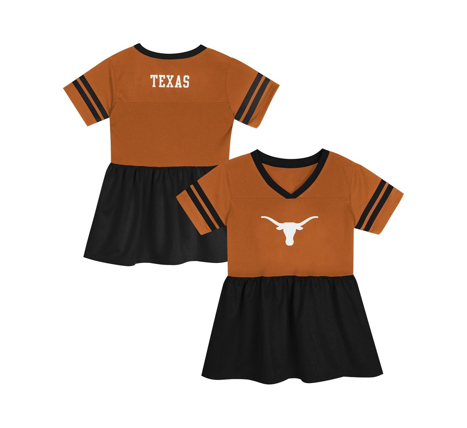 Детское платье Outerstuff Texas Orange/Black Texas Longhorns Stadium Lights