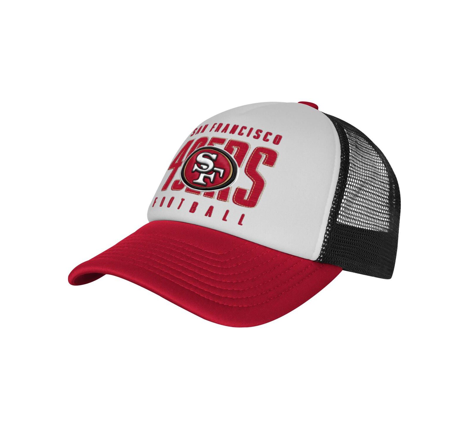 Регулируемая кепка Outerstuff для мальчиков и девочек San Francisco 49ers White/Scarlet