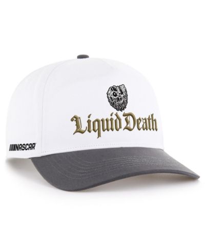 Мужская регулируемая кепка '47 Brand White NASCAR Liquid Death Triple Hit Two-Tone Hitch