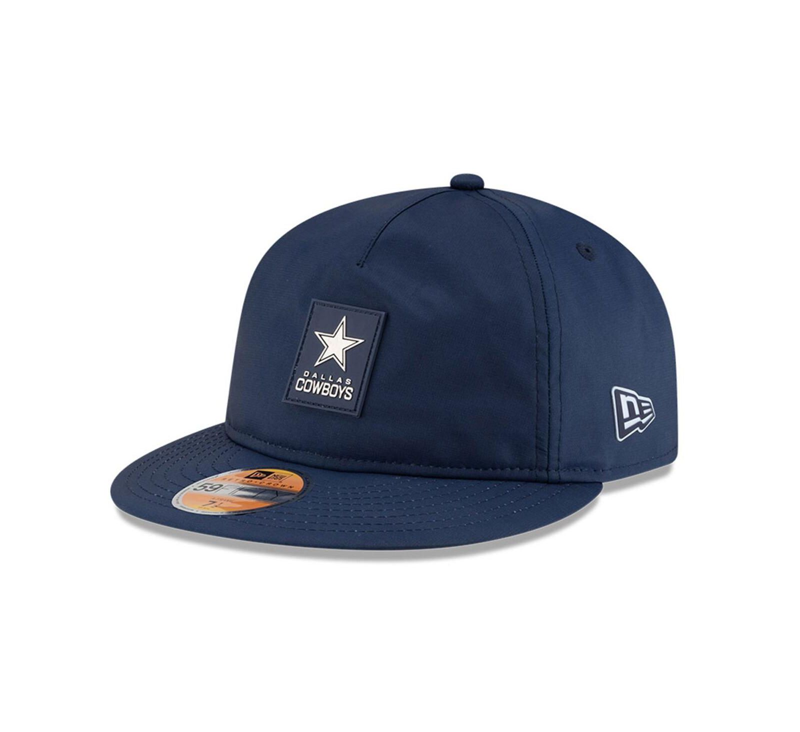 New Era Men's Navy Dallas Cowboys 2025 Sideline Retro Crown 59FIFTY Fitted Hat