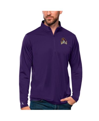Antigua Men's Purple ECU Pirates Tribute Quarter-Zip Top