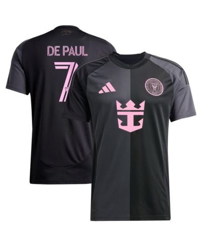 Adidas Men's Rodrigo De Paul Black Inter Miami CF 2025 The Fortitude Kit Replica Player Jersey