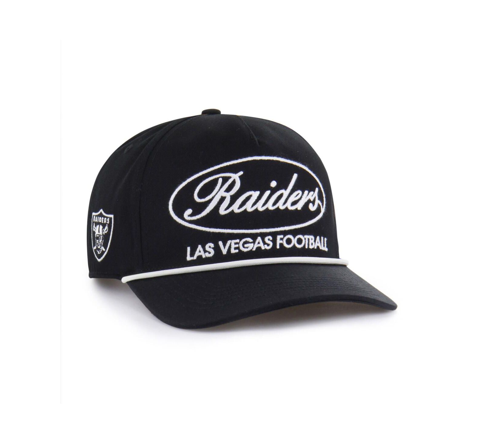 '47 Brand Men's Black Las Vegas Raiders Foundational Hitch Adjustable Hat