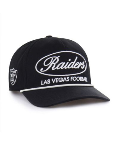 '47 Brand Men's Black Las Vegas Raiders Foundational Hitch Adjustable Hat