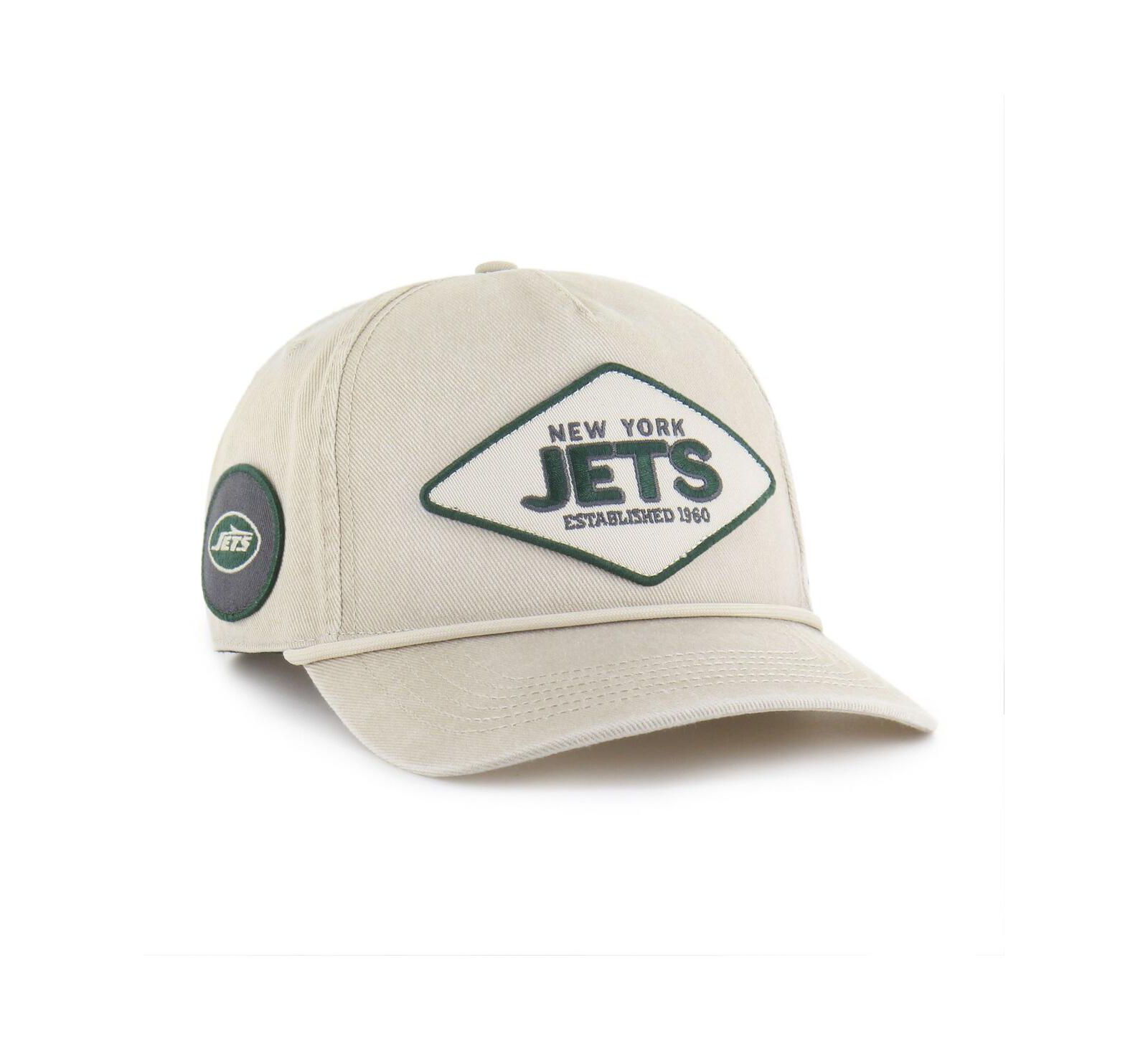 '47 Brand Men's Khaki New York Jets Cairn Hitch Adjustable Hat