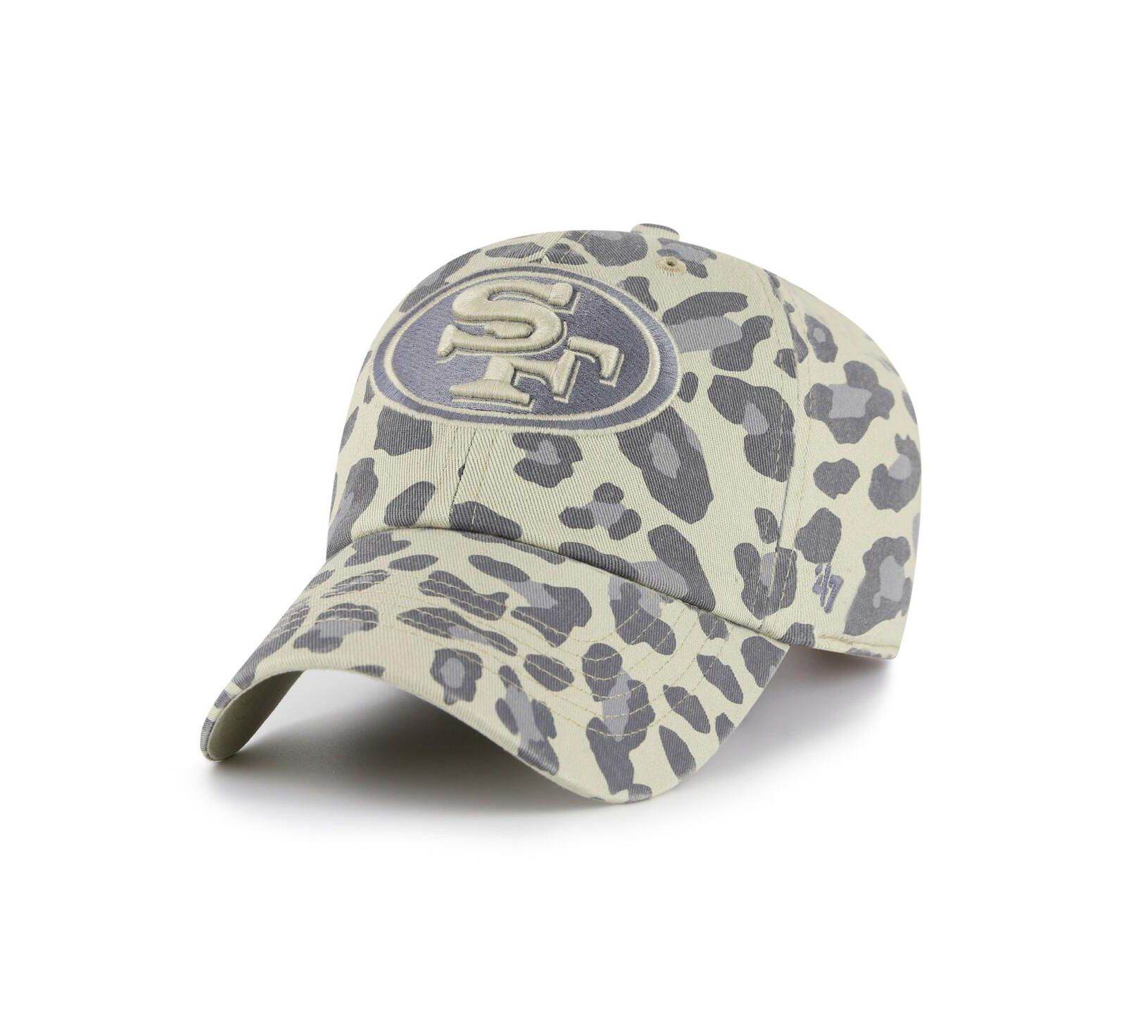'47 Brand Женская кепка Bagheera Clean Up San Francisco 49ers Gray