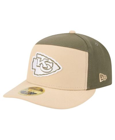 Кепка New Era Men's Light Beige/Olive Kansas City Chiefs 59FIFTY Fitted