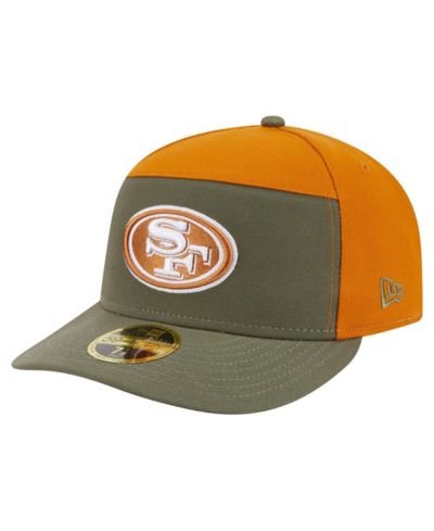 Мужская кепка New Era Olive/Brown San Francisco 49ers Two-Tone Color Pack Split Panel 59FIFTY Fitted Hat