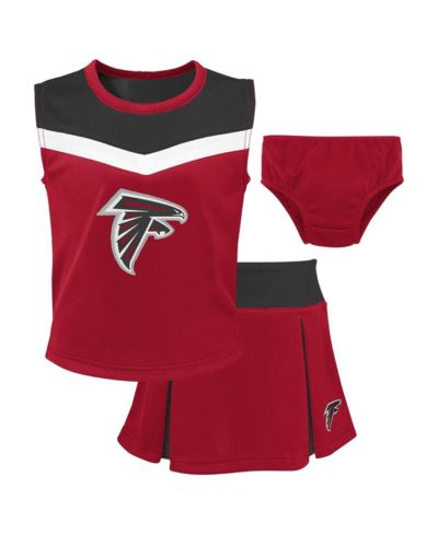 Детский костюм Outerstuff Girls Preschool 2-Piece Red Atlanta Falcons Cheerleader Set