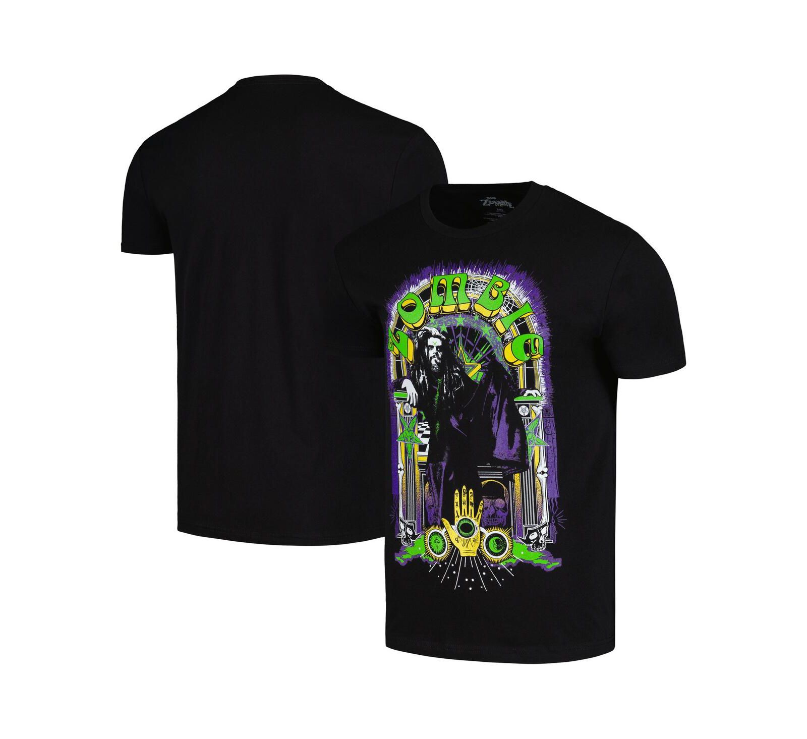 Мужская футболка Global Merch Black Rob Zombie Symbology Throne