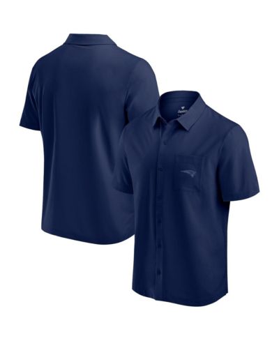Мужская рубашка Fanatics New England Patriots Navy, Button-Up
