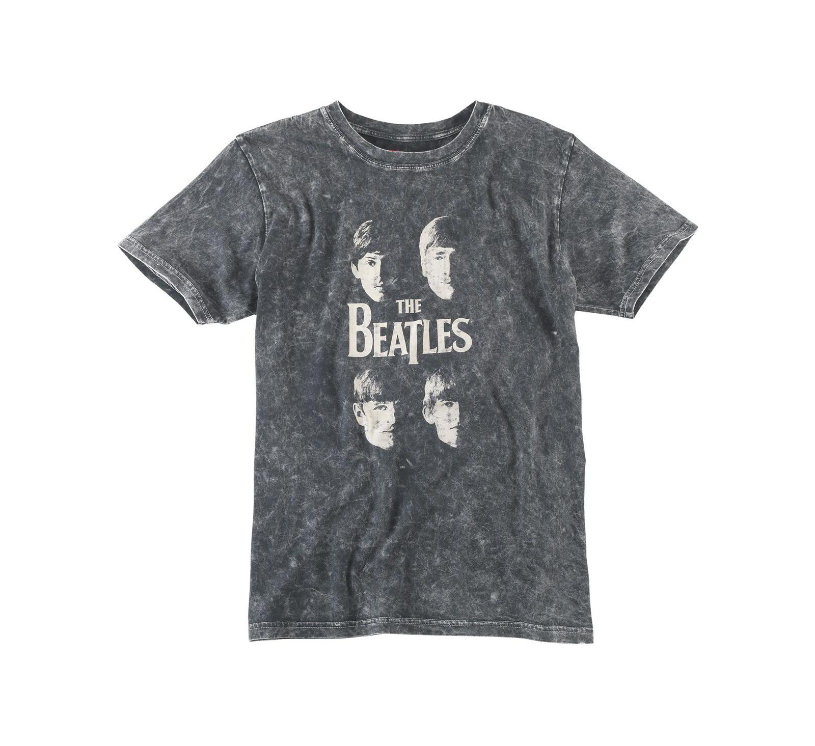 American Needle Men's Black the Beatles Mineral T-Shirt