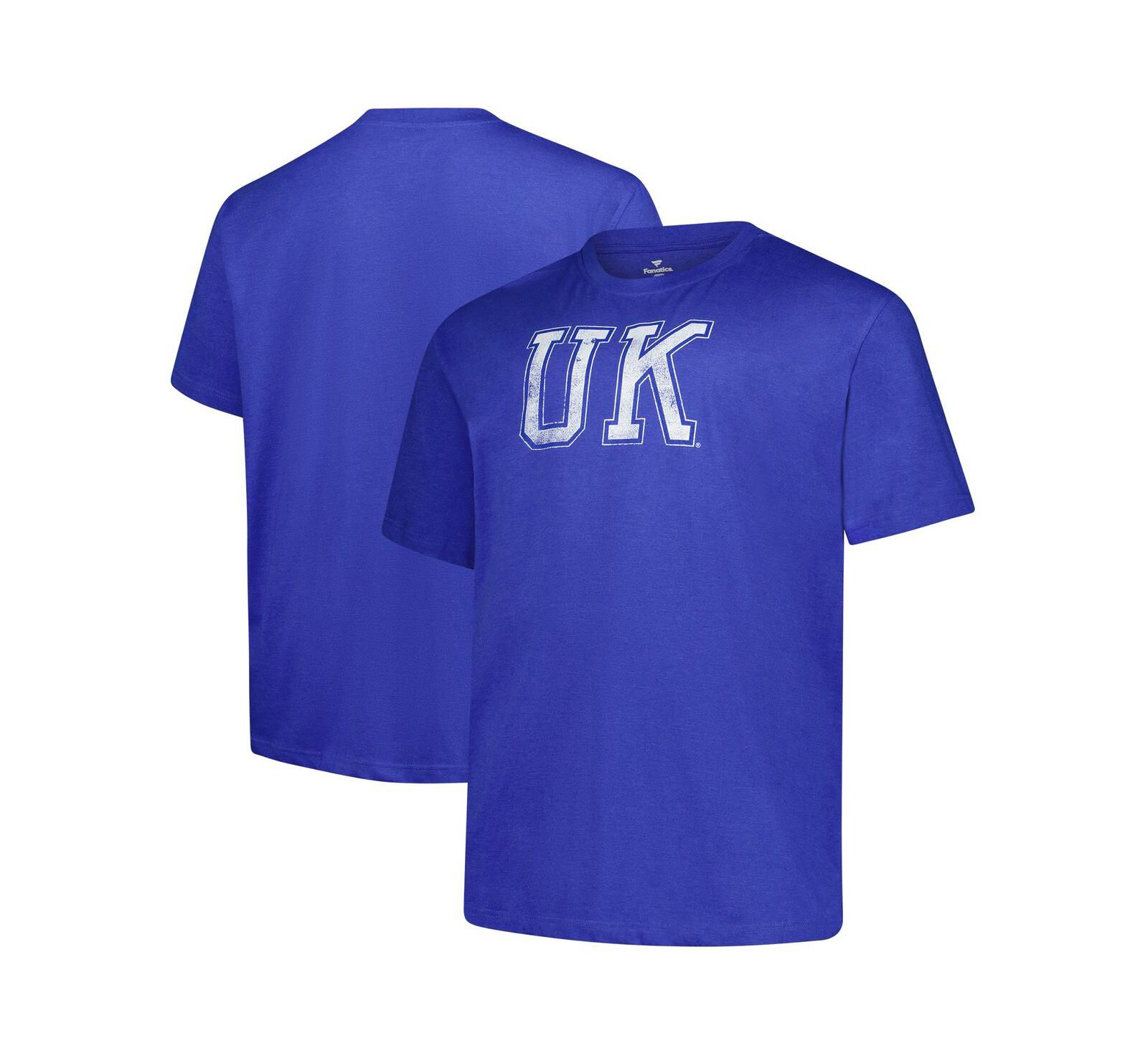 Мужская футболка Fanatics Royal Kentucky Wildcats Big & Tall с потертым логотипом