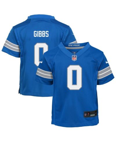 Nike детская джерси Jahmyr Gibbs Blue Detroit Lions Team Player Game для мальчиков и девочек