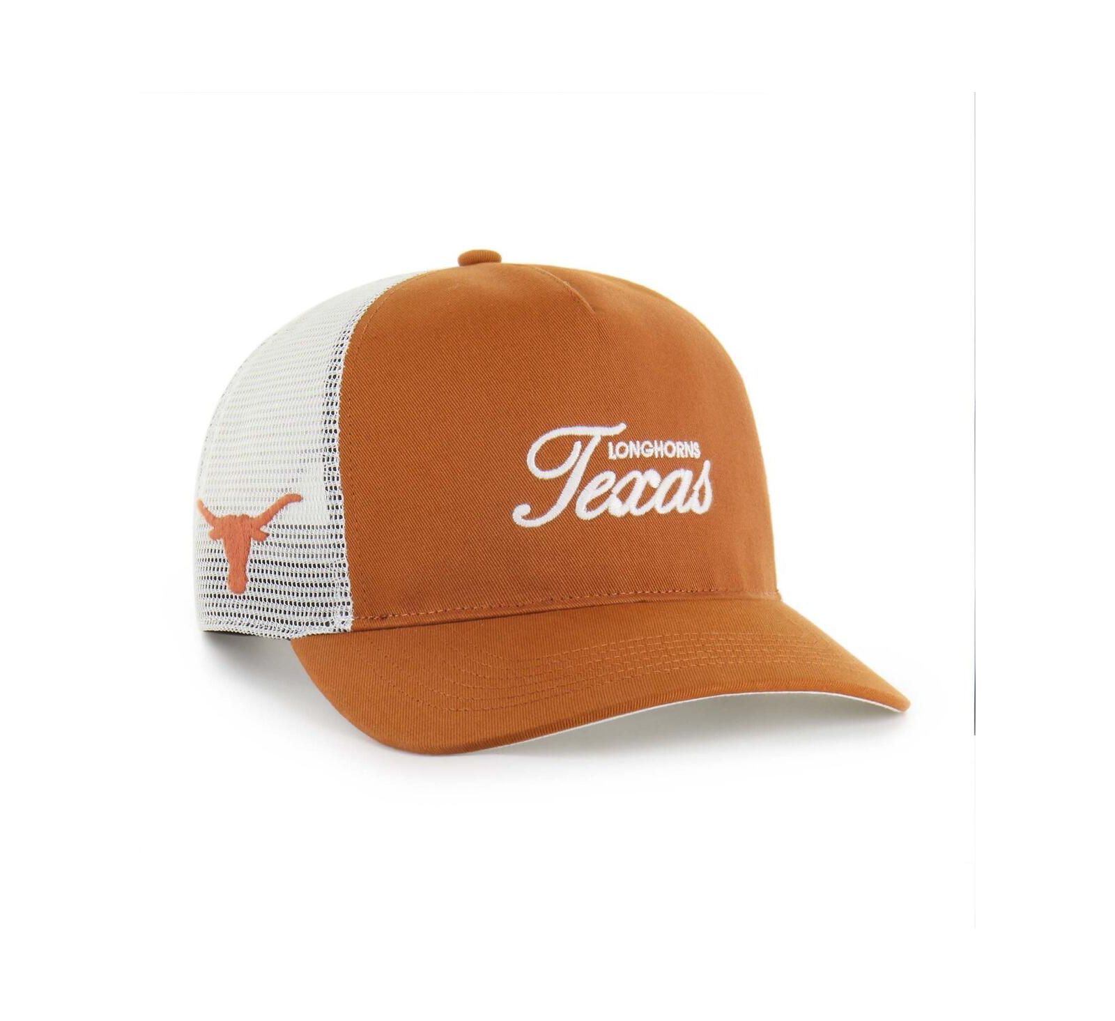 '47 Brand Men's and Women's Burnt Orange Texas Longhorns Contemporary Basics Foundation Trucker Hitch Adjustable Hat