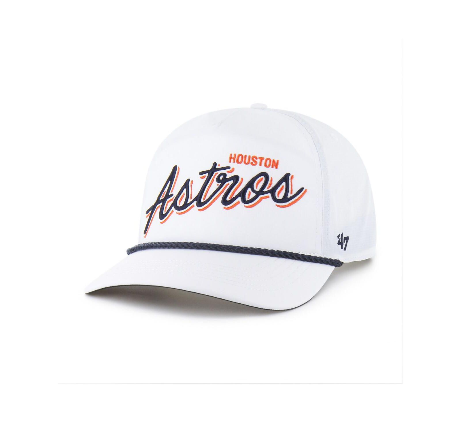Мужская регулируемая кепка '47 Brand White Houston Astros Brrr Fairway Hitch