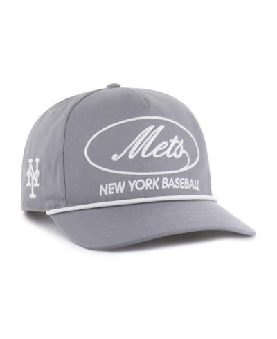 '47 Brand Men's Gray New York Mets Foundational Hitch Adjustable Hat