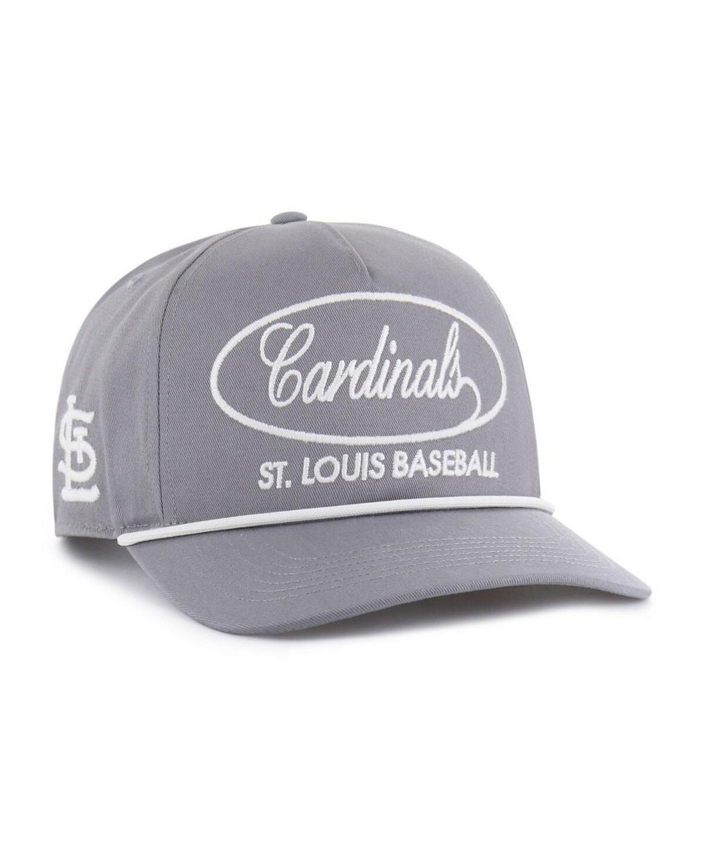 Мужская бейсболка '47 Brand St. Louis Cardinals Foundational Hitch Adjustable Gray
