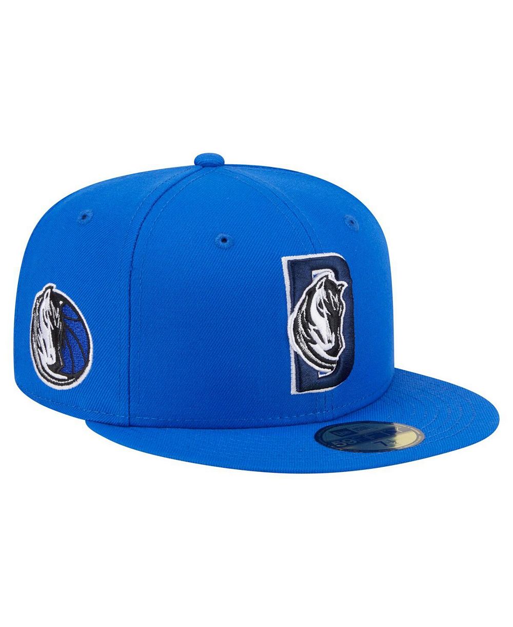 Кепка New Era Men's Blue Dallas Mavericks Deceptor 59FIFTY Fitted