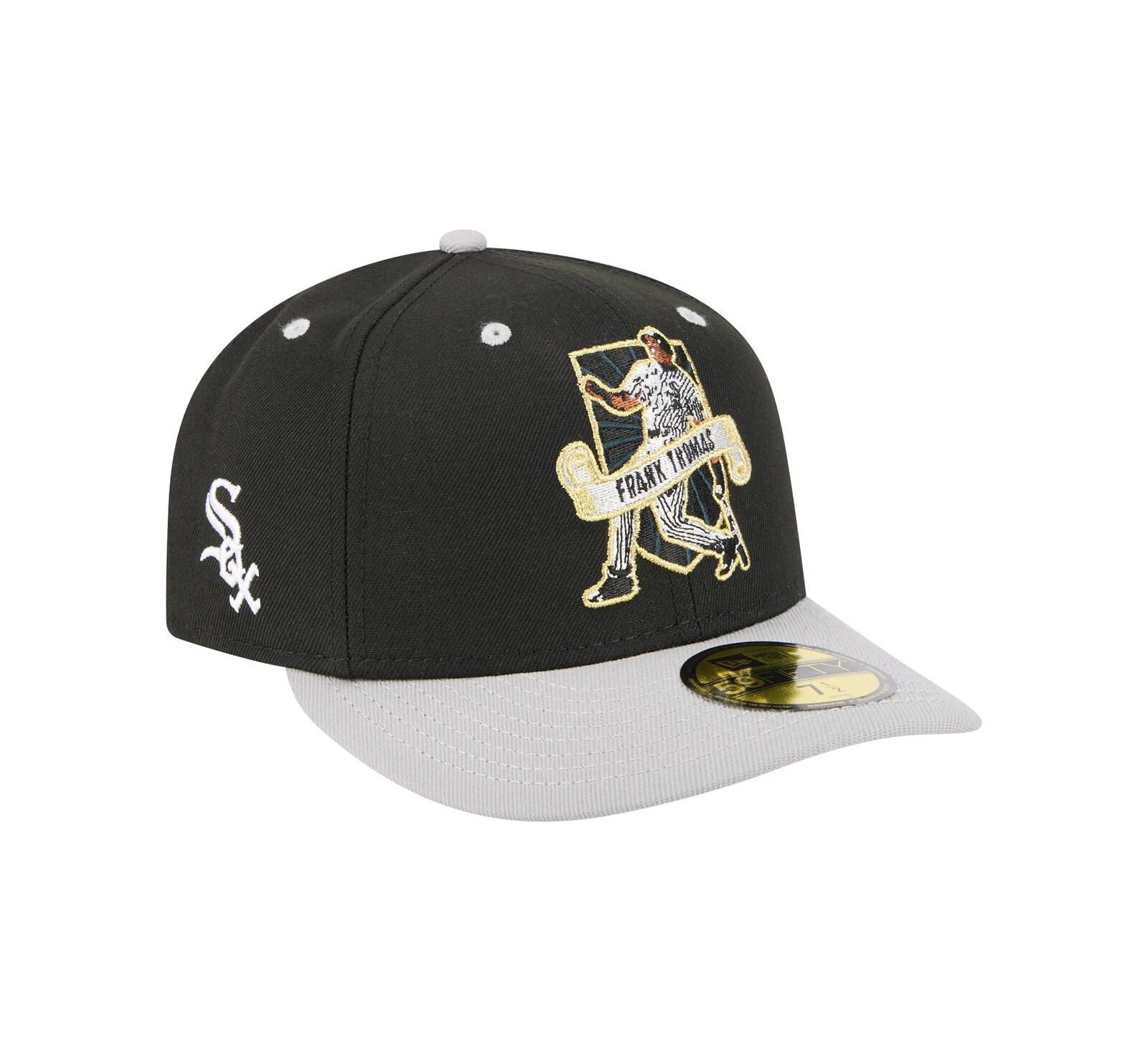 Мужская кепка New Era Frank Thomas Black Chicago White Sox 59FIFTY Fitted