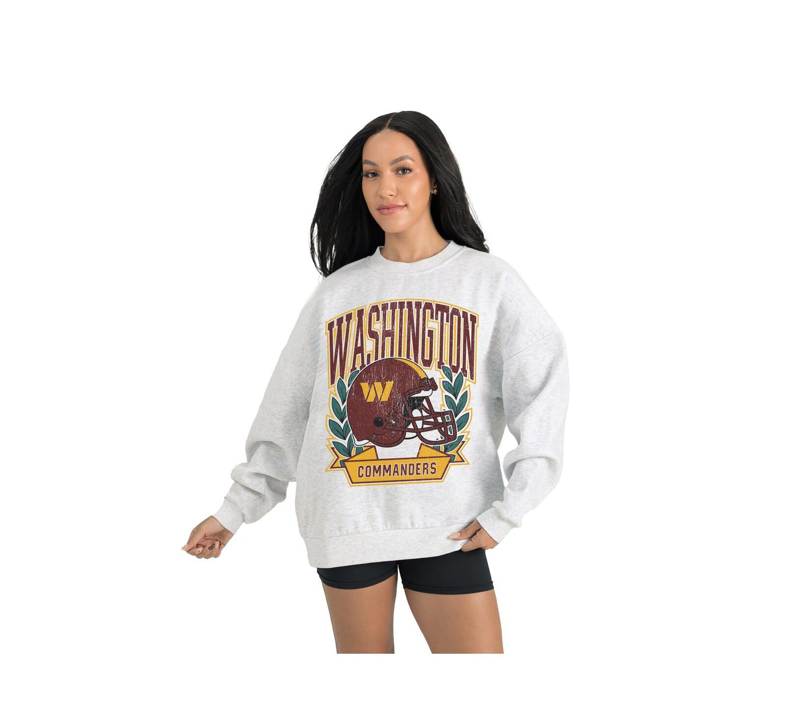 Gameday Couture Женская толстовка из флиса Gray Washington Commanders Heritage