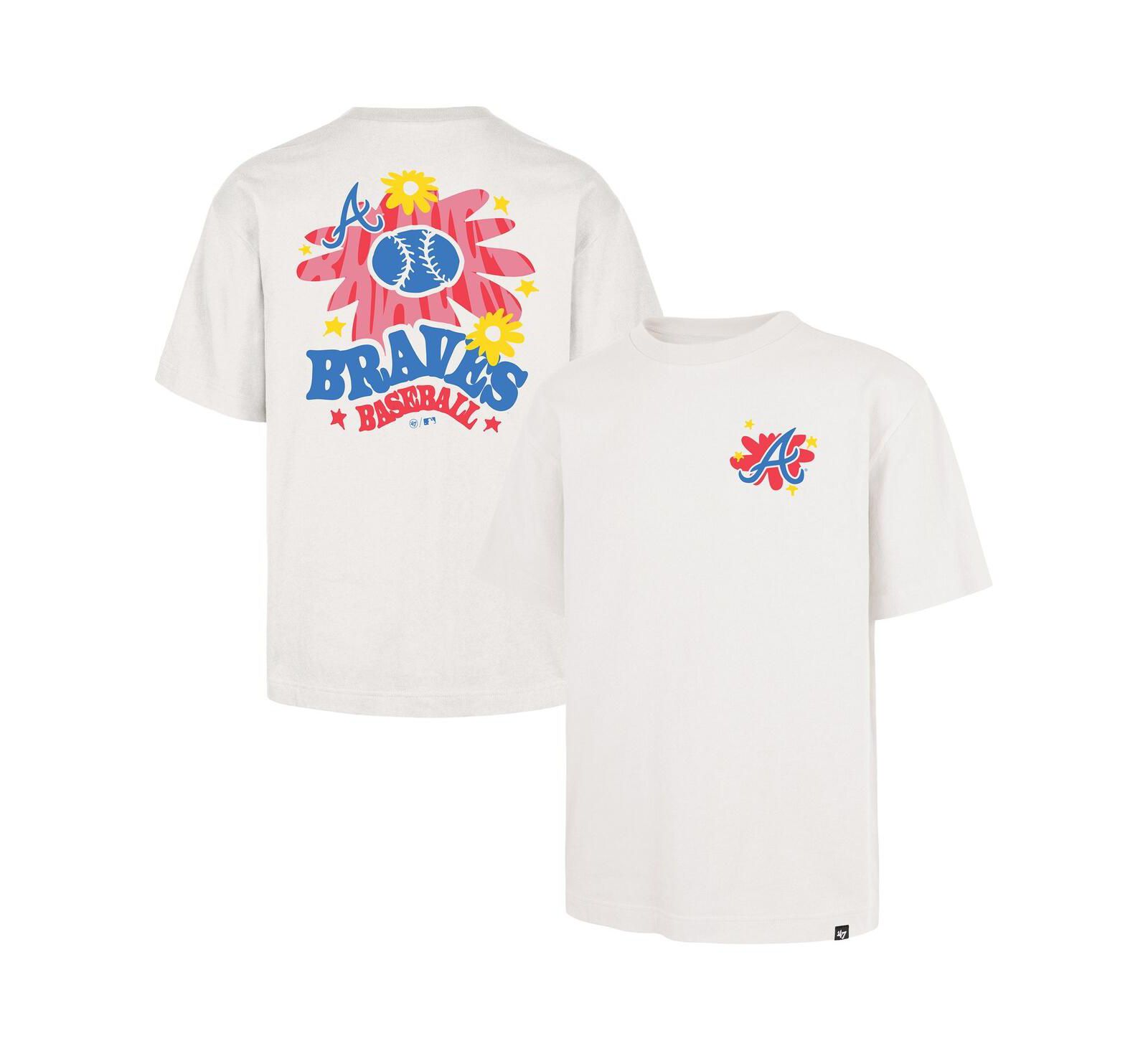 '47 Brand мужская футболка Atlanta Braves Flora Foundation Cream
